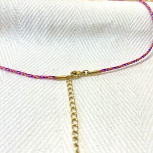 Collier - COEUR ROSE – Image 2