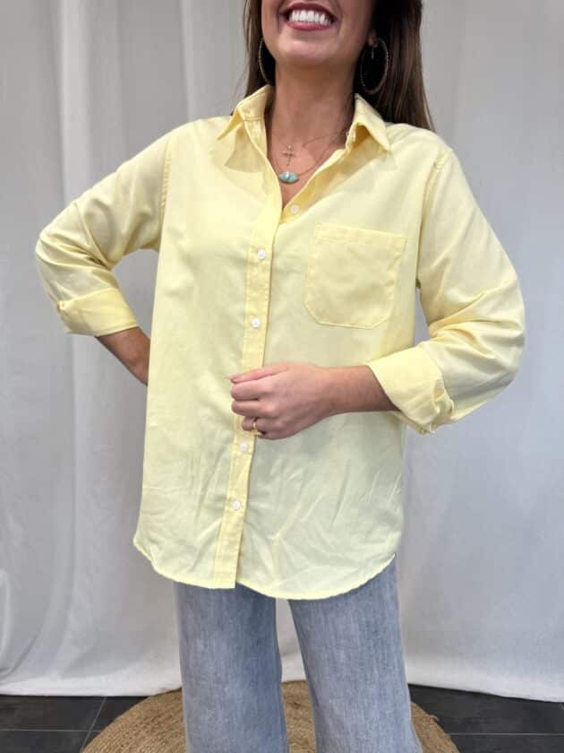 Chemise jaune - ROSA – Image 8