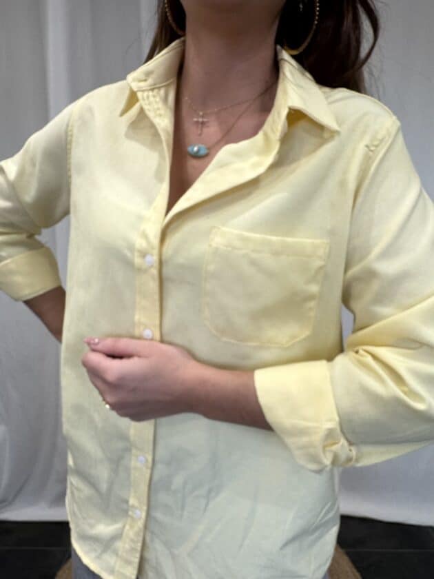 Chemise jaune - ROSA – Image 6