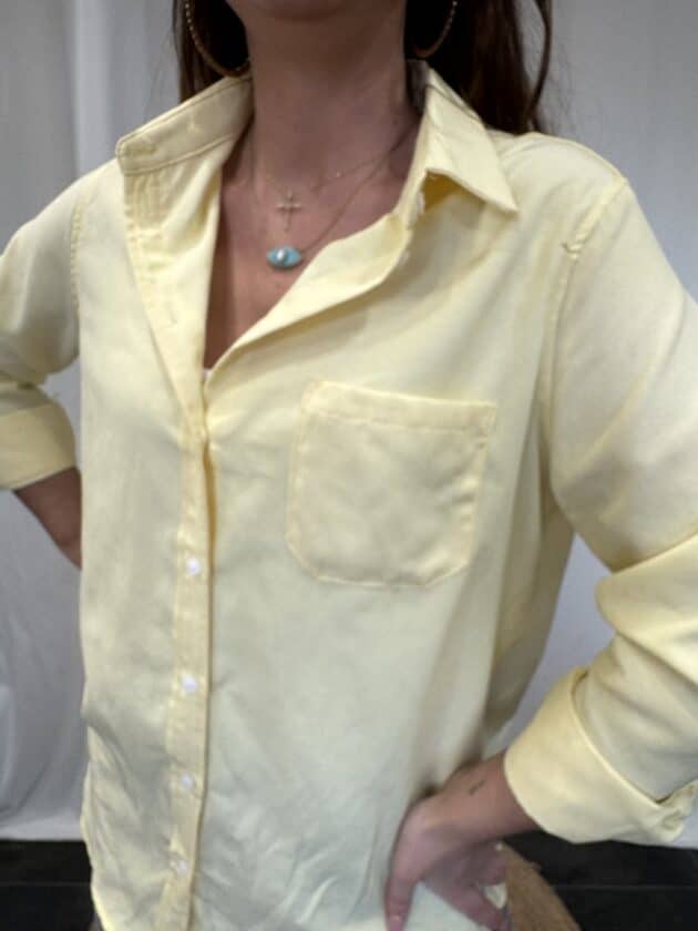 Chemise jaune - ROSA – Image 3