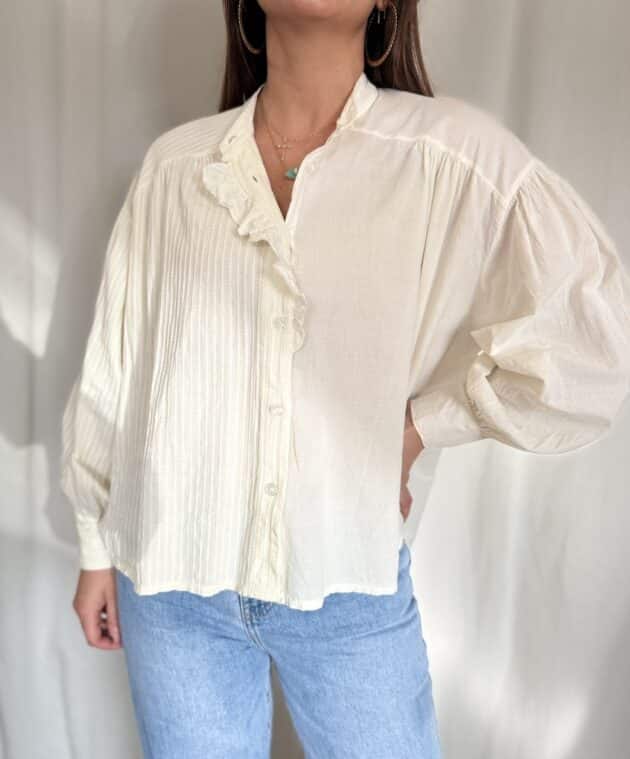 Blouse écru - LINDA – Image 6