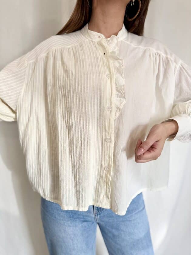 Blouse écru - LINDA – Image 4