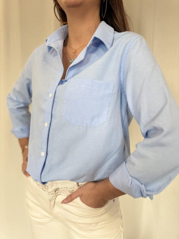 Chemise bleue - ROSA – Image 10