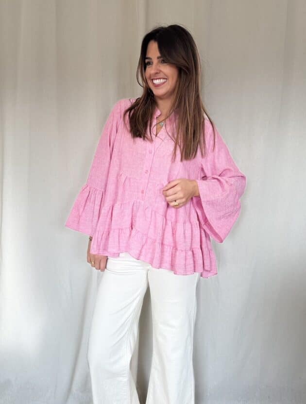 Blouse rose - MANON