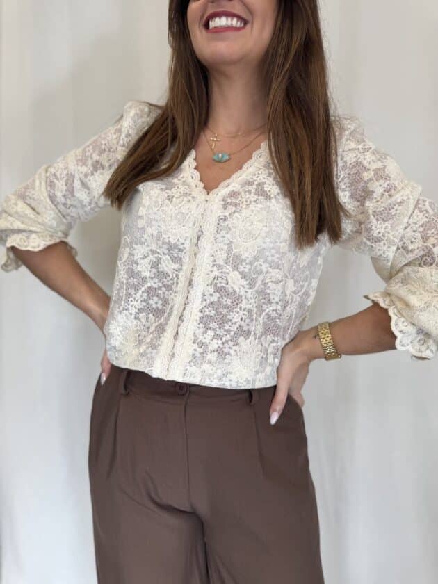 Blouse dentelle - KATELL