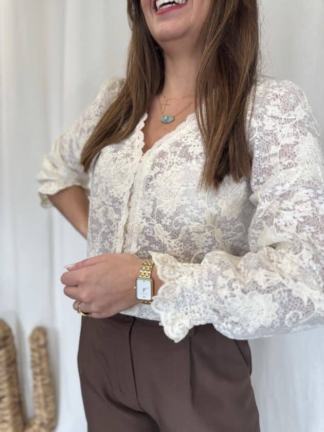 Blouse dentelle - KATELL – Image 6