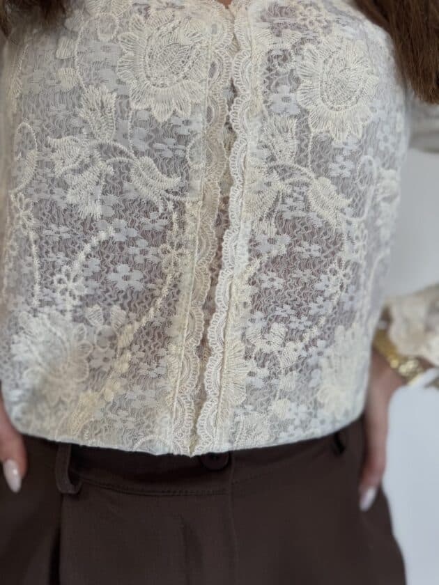 Blouse dentelle - KATELL – Image 5