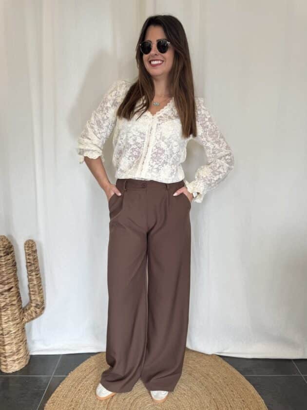 Blouse dentelle - KATELL – Image 3