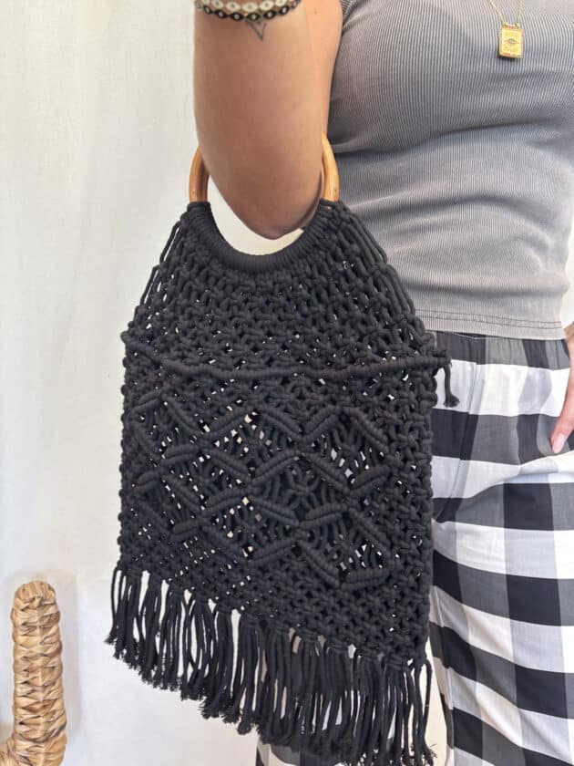 Sac noir - CROCHET
