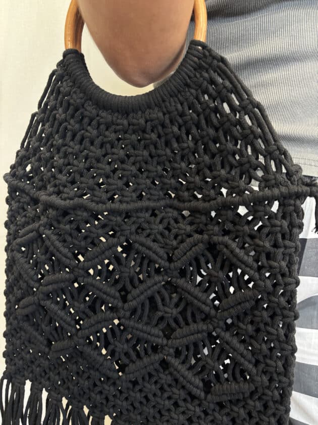 Sac noir - CROCHET – Image 3