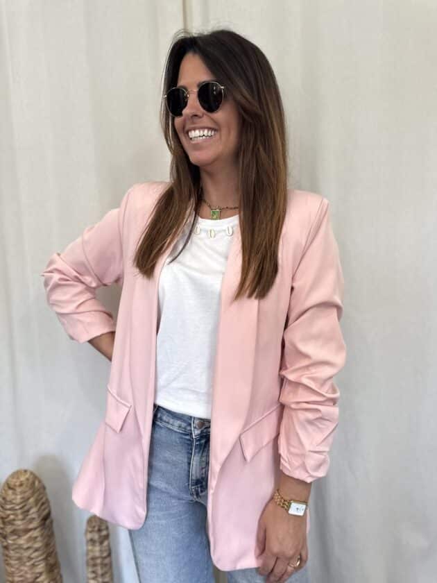 Blazer rose pastel - OLGA