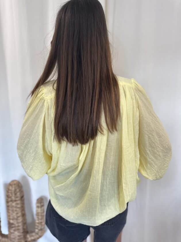 Blouse jaune - ZOYA – Image 10