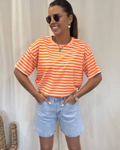 T-shirt orange - SUMMER