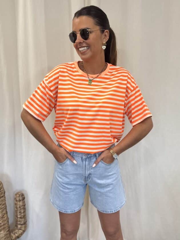 T-shirt orange - SUMMER