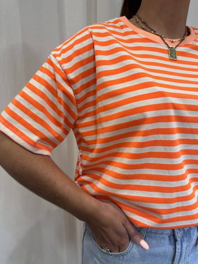 T-shirt orange - SUMMER – Image 5