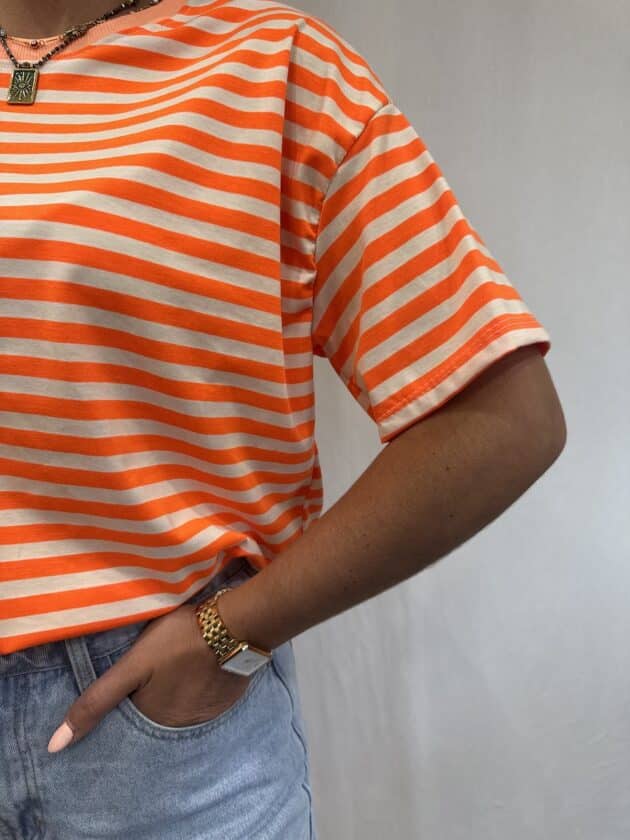 T-shirt orange - SUMMER – Image 3