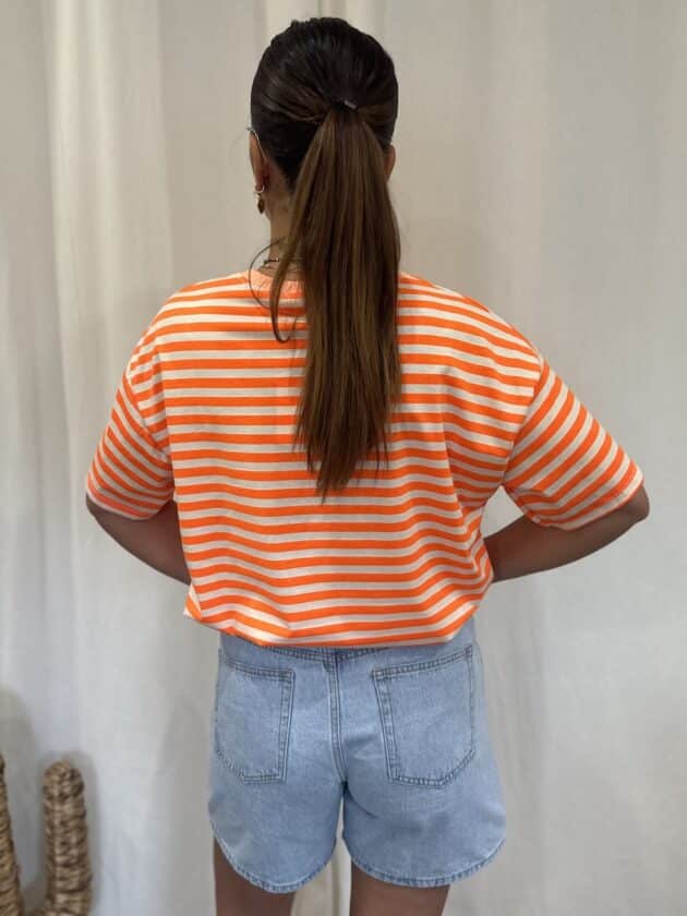 T-shirt orange - SUMMER – Image 9