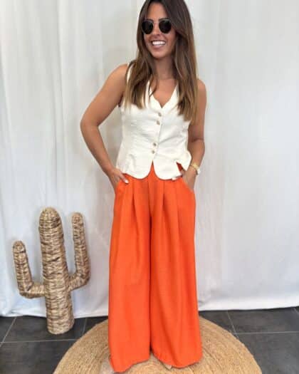 Pantalon orange - EMY