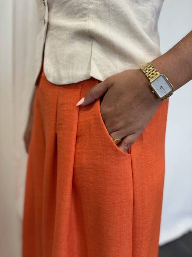 Pantalon orange - EMY – Image 6