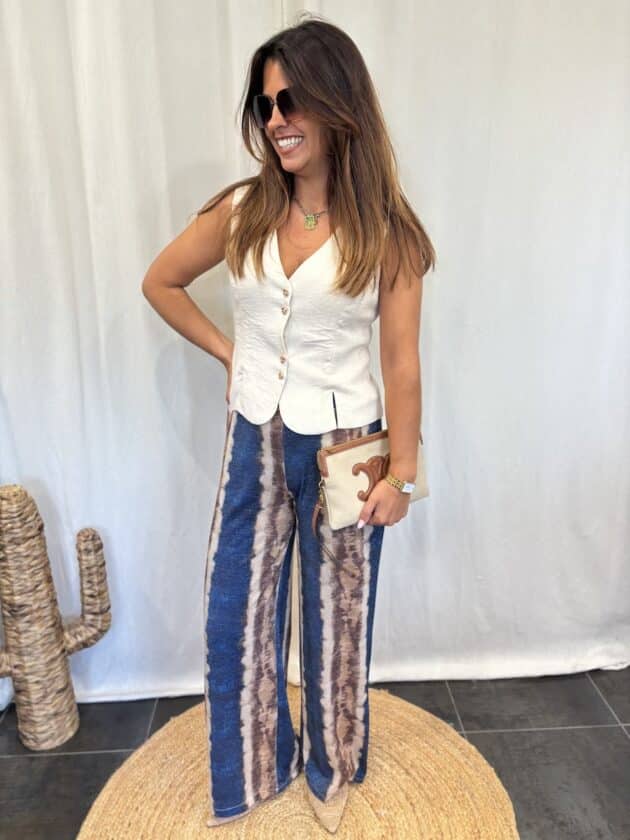 Pantalon bleu - THAIS – Image 3