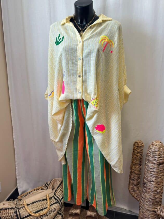 Chemise jaune - PALMA – Image 9