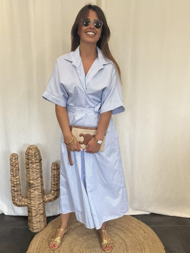 Robe bleue - EMMANUELLE – Image 6