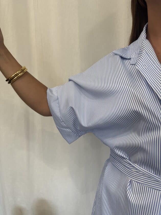 Robe bleue - EMMANUELLE – Image 5