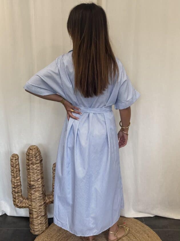 Robe bleue - EMMANUELLE – Image 7