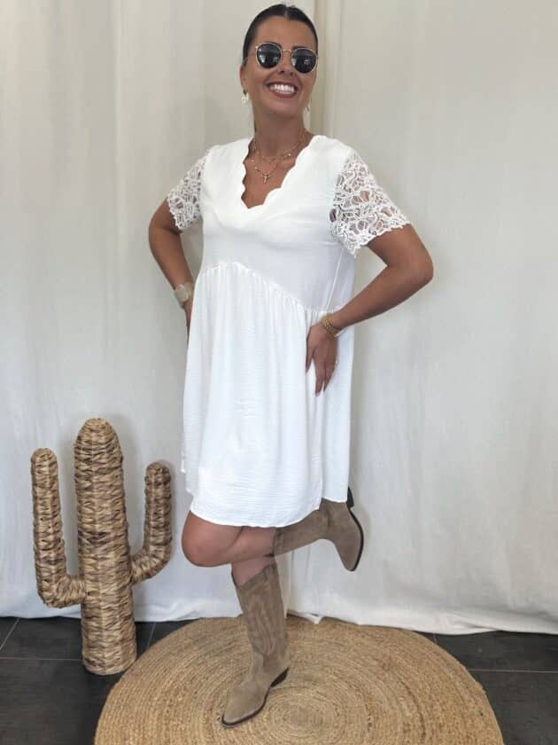 Robe blanche - MARION – Image 15