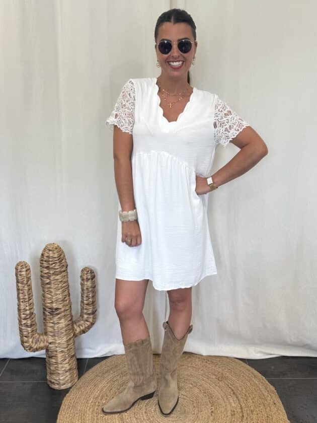 Robe blanche - MARION – Image 11
