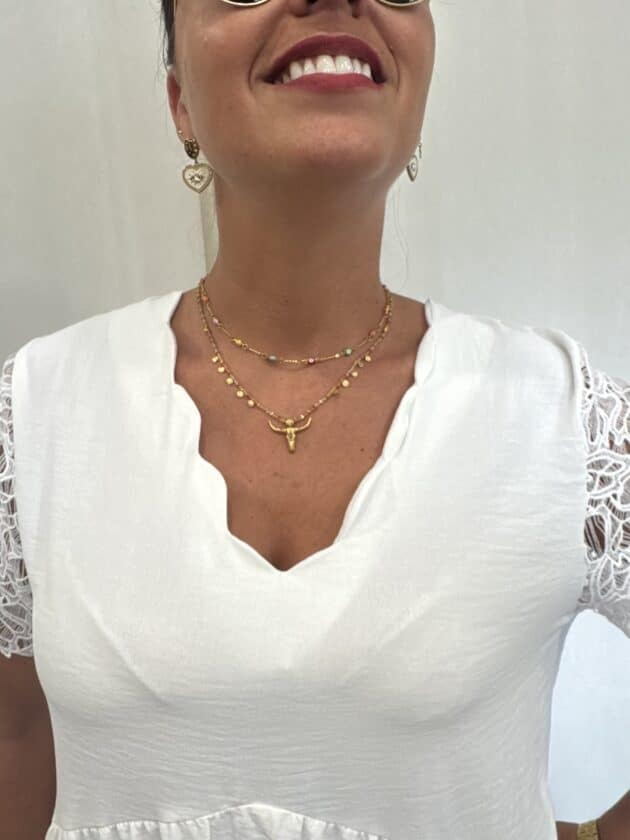 Robe blanche - MARION – Image 4