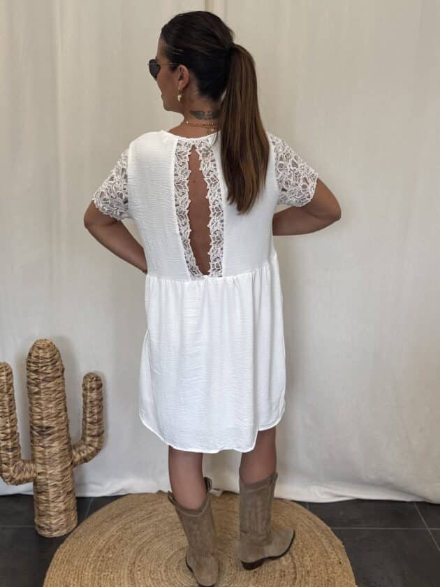 Robe blanche - MARION – Image 6