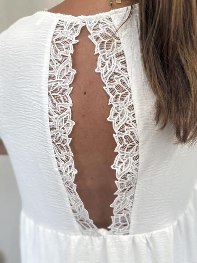 Robe blanche - MARION – Image 5