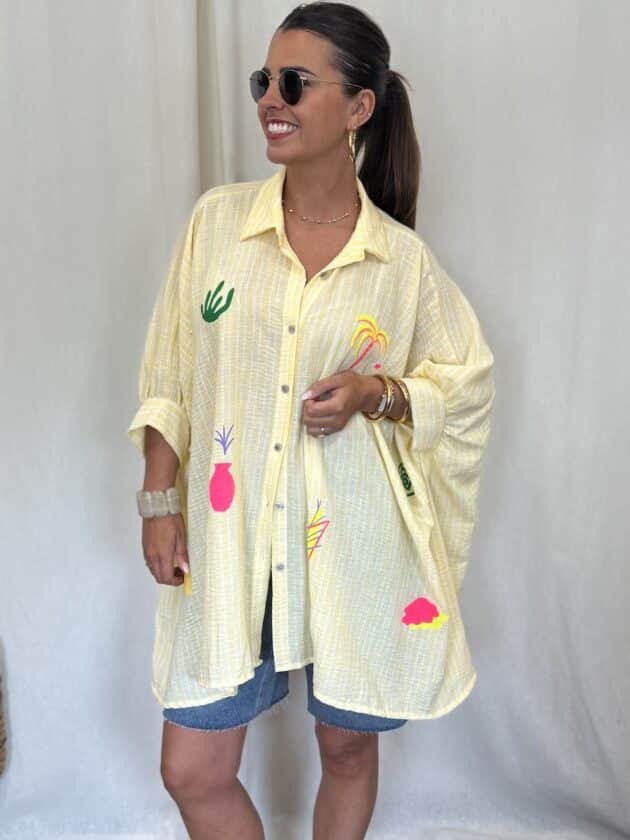 Chemise jaune - PALMA