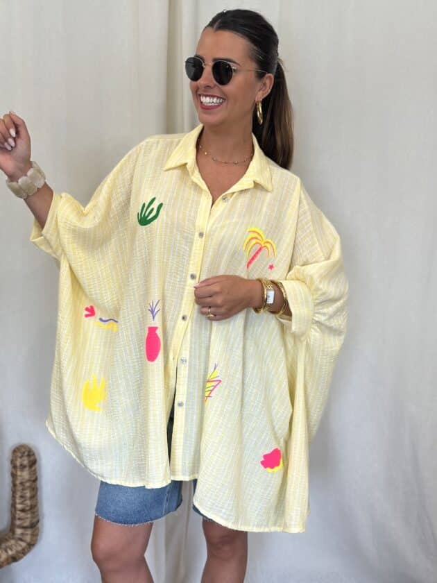 Chemise jaune - PALMA – Image 7