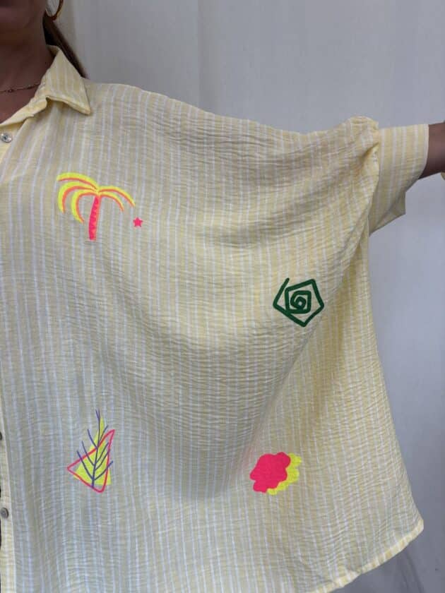 Chemise jaune - PALMA – Image 13