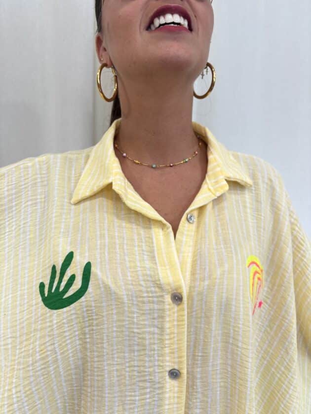 Chemise jaune - PALMA – Image 12