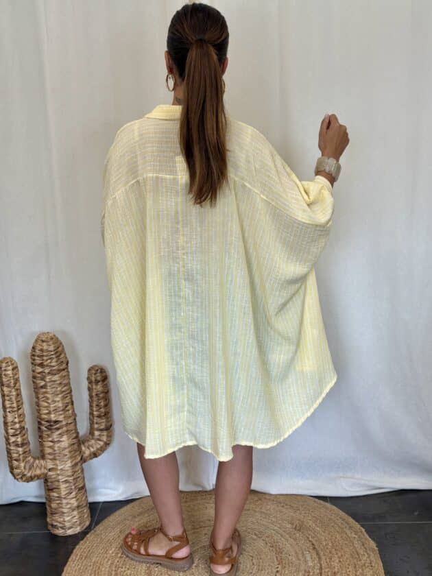 Chemise jaune - PALMA – Image 10
