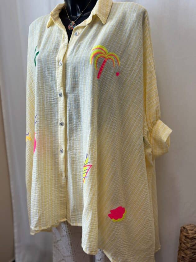 Chemise jaune - PALMA – Image 2