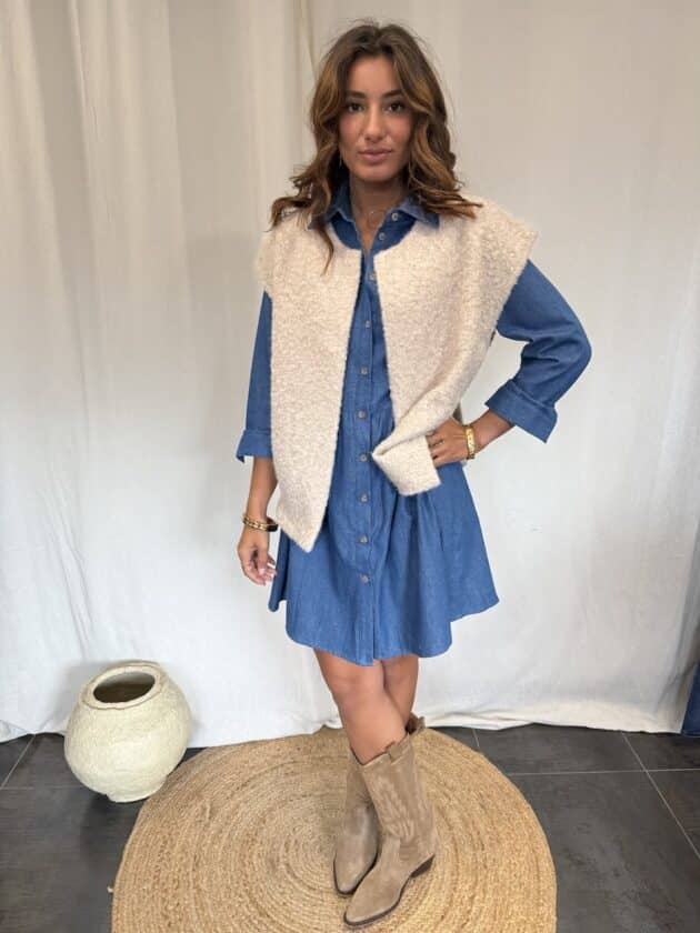 Gilet beige - EMY