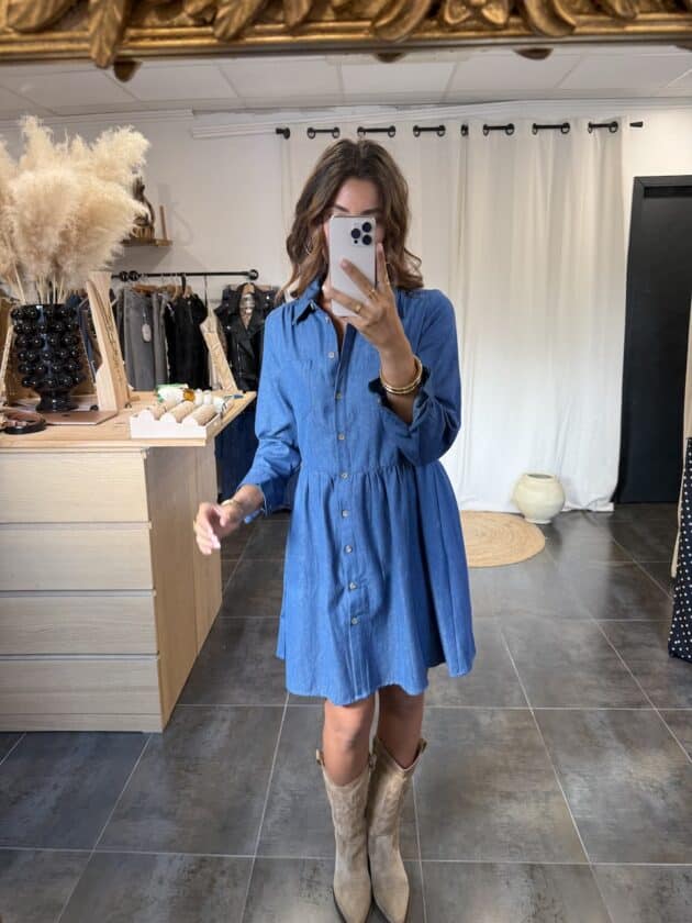 Robe en jean - CHLOE – Image 3