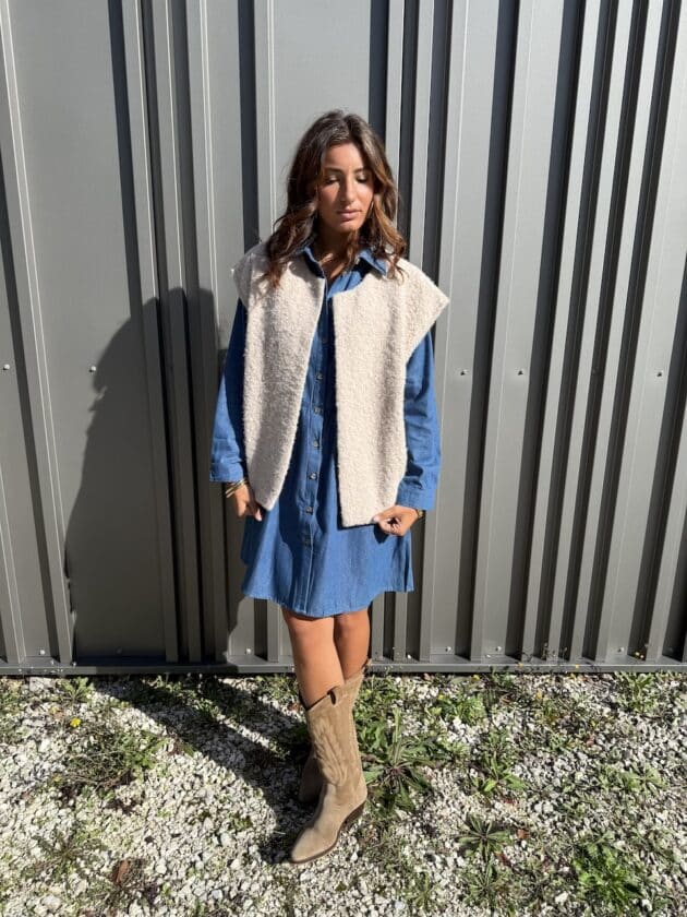 Gilet beige - EMY – Image 9