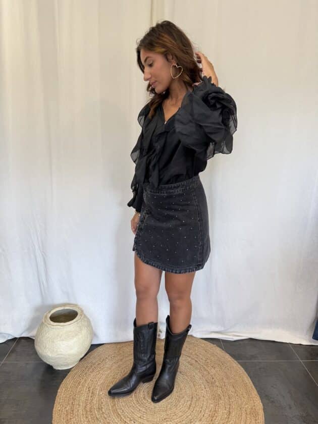 Blouse noire - DIANA – Image 14