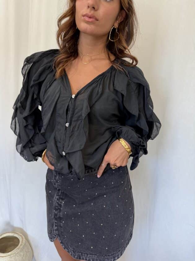 Blouse noire - DIANA – Image 13