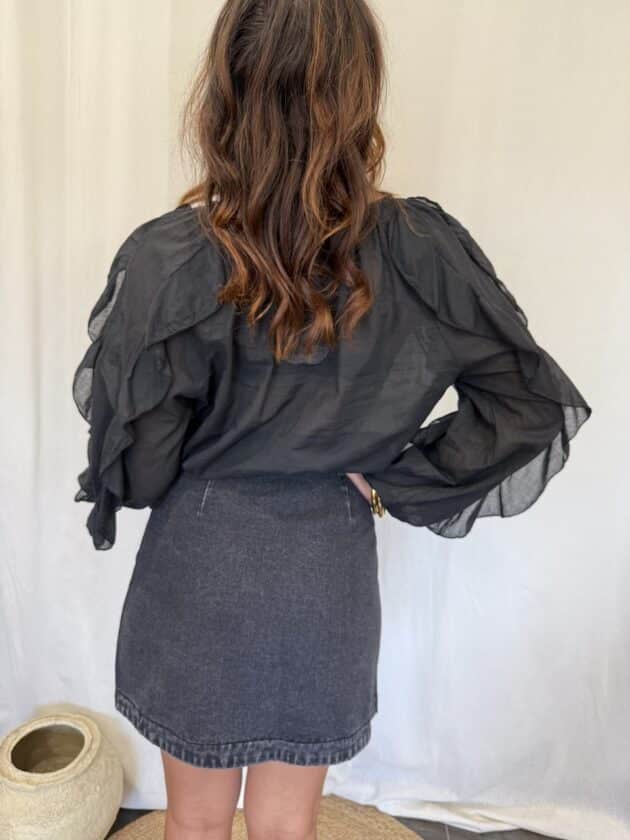 Blouse noire - DIANA – Image 7