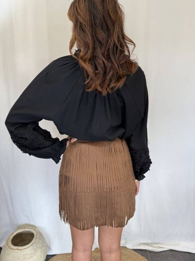 Mini jupe - FRANGES – Image 4