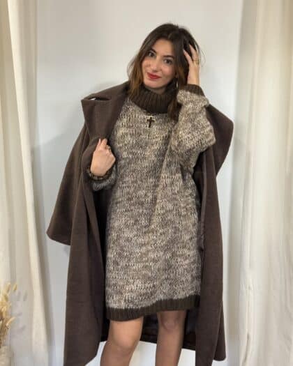 Robe pull - MARRON