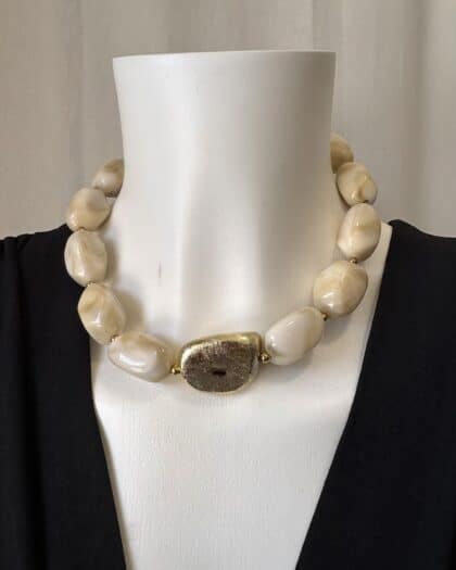 Collier écru - CLEOPATRE