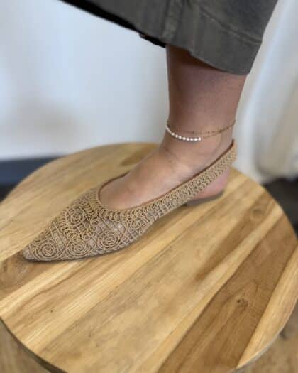 Slingback beige - ANGELA