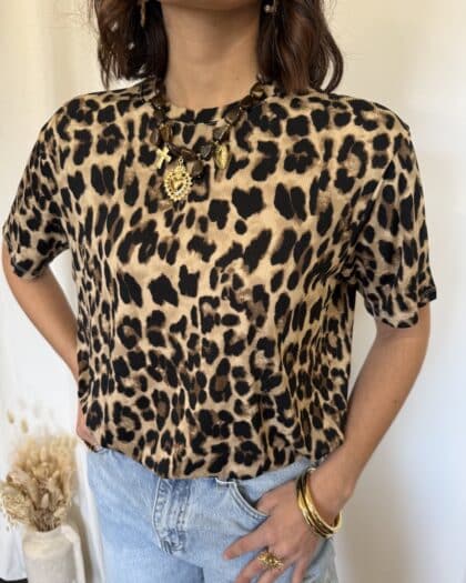 T-shirt léopard - CAMILLE
